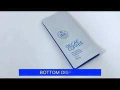 Χονδρική πώληση 250g 500g 1kg Σκουπίδι καφέ με επίπεδο κάτω μέρος Σκουπίδια συσκευασίας κόκκων καφέ με φερμουάρ