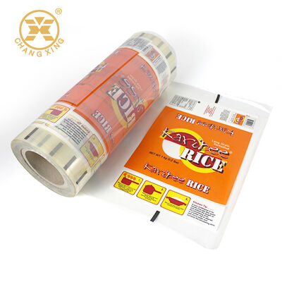 Rice Packaging Roll Film for Automatic Rice Packing Machine High-Speed Flexible Packaging Film
