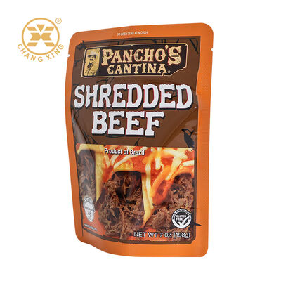 Custom Printing Food Grade Beef Jerky Packaging Bag Moisture-Proof Sealed Bag For Pork And Beef