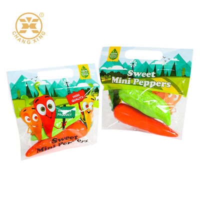 Custom Logo Anti-Fog Vacuum Packaging Bag With Breathable Air Holes For Fresh Produce