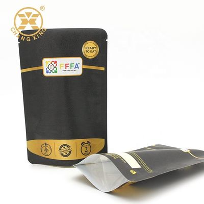 125DEG Resealable Vacuum Vacuum Packaging Bags High Barrier For Tuna Rice