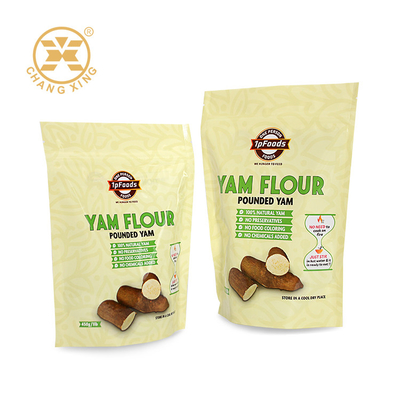 Αλεύρι Yam σε όρθια τσάντα πουγκί Cassava Maizena Θήκες αλευριού Doypack Τσάντα με φερμουάρ