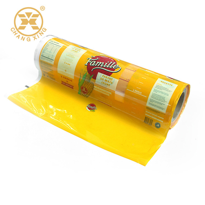 Επιμεταλλωμένη αδιαφανής επαργυλωμένη Mylar ταινία Bopp για τα τσιπ μπισκότων πρόχειρων φαγητών