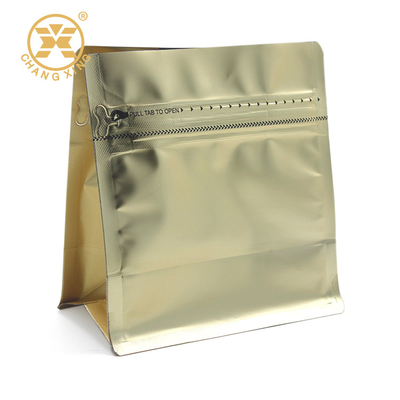 Resealable συσκευάζοντας τσάντες καφέ κλειδαριών με την εξαέρωση της βαλβίδας και του φερμουάρ