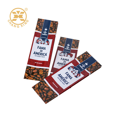 Σακουλάκια συσκευασίας καφέ Oem Customize 250gr με βαλβίδα και φερμουάρ