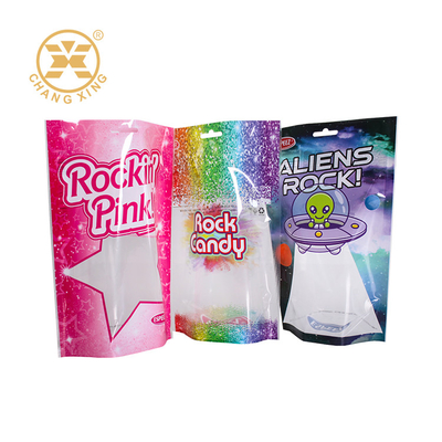 180 μm Σάκοι συσκευασίας σνακ Custom πλαστικό Stand Up Pouch για Fudge Candy Nut