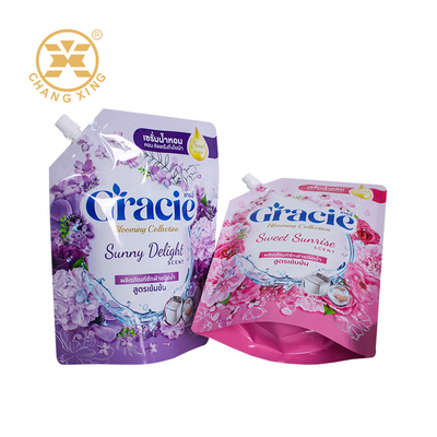 LDPE Doypack Πλυντήριο Πλυντηρίων Stand Up Spout Pouch Υφασματικό μαλακτικό Tanding Pouch με spout