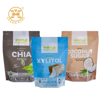 Προσαρμοσμένο λογότυπο υγρασία Proof Candy Roll ταινία Τροφική συσκευασία τσάντα Candy συσκευασία τσάντα με Ziplock