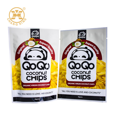 Προσαρμοσμένο λογότυπο συσκευασία σνακ Premium Food Grade PET Stand Zipper Gravure Τυπωμένο για καρύδια