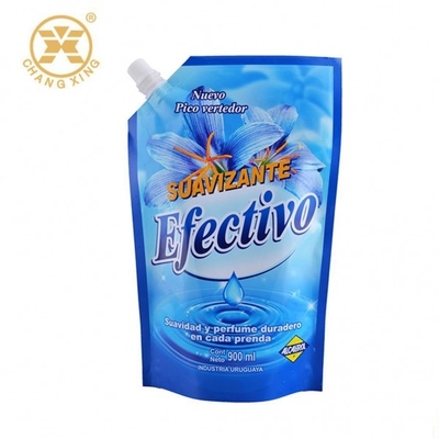 πλαστική υγρή στάση 250ml 500ml επάνω στη σακούλα με τις μπλε υγρές τσάντες στάσεων εκτύπωσης σωλήνων επαναχρησιμοποιήσιμες επάνω