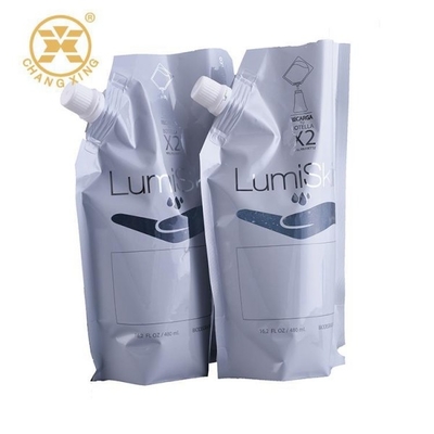 LDPE Gravure καθαριστική στάση FDA τσαντών συσκευασίας σκονών επάνω στις σακούλες για τα υγρά με το διαφανές παράθυρο