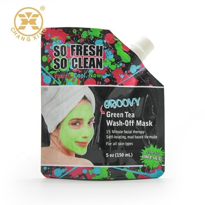 150ml Skincare μεταλλική τοποθετημένη σε στρώματα στάση τσαντών μασκών καλλυντική συσκευάζοντας επάνω στις σακούλες εμποδίων