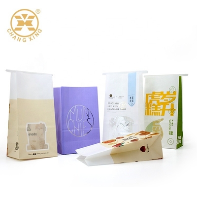 Gusset Eco φιλικές ανακυκλωμένες πλαστικές SGS συσκευάζοντας τσάντες τσαντών συσκευασίας ψωμιού αρτοποιείων
